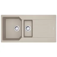 Zlewozmywaki - Franke Urban UBG 651-100 GSC Zlewozmywak granitowy półtorakomorowy 100x50 cm orzechowy 114.0687.299 - miniaturka - grafika 1