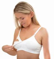 Biustonosze - BabyOno, Biustonosz, rozmiar E 70-75, Biały - miniaturka - grafika 1