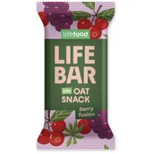 Batoniki - Baton Lifefood Lifebar Oat Snack ovocný BIO 40 g Smak: owocowa - miniaturka - grafika 1
