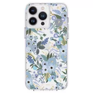 Etui i futerały do telefonów - Rifle Paper Clear - Etui iPhone 14 Pro Max (Garden Party Blue) - miniaturka - grafika 1