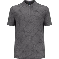 Koszulki męskie - Koszulka polo z krótkim rękawem męska ODLO Ascent Chilltec Polo Shirt - miniaturka - grafika 1