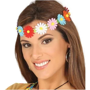 Guirca Opaska, "Wianek z kwiatkami", rozmiar uniwersalny - Gadżety dla niej i dla niego Guirca Opaska, "Wianek z kwiatkami", rozmiar uniwersalny - Gadżety dla niej i dla niego - miniaturka - grafika 4