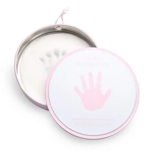 Pearhead 'My Little Babyprints' zestaw z nadrukiem ręki lub stópką pamiątkowa puszka i wrażenie, prezent na Dzień Matki dla nowej mamy, różowy - Ramki na zdjęcia - miniaturka - grafika 2