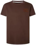 Koszulki męskie - Pepe Jeans Koszulka męska Kody, Szary (Szlak), XL - miniaturka - grafika 1