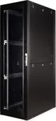 Szafy rack - ROLINE Serverschrank 48,26cm 19Zoll 42 HE 600x1000 BxT schwarz Plexiglas - miniaturka - grafika 1