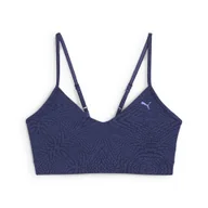Bielizna sportowa damska - Damski stanik MOVE CLOUDSPUN AOP PUMA Blue Crystal - miniaturka - grafika 1