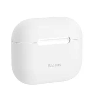 Apple Baseus Baseus super cienkie silikonowe etui do Airpods 3 białe (WIAPPOD-CBZ02) WIAPPOD-CBZ02 - Akcesoria do słuchawek - miniaturka - grafika 2