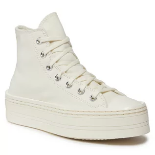 Trampki damskie - Trampki Converse Chuck Taylor All Star Modern Lift Platform Canvas A06140C Egret - grafika 1