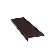 Blaty meblowe i parapety okienne - Parapet zewnętrzny stalowy brązowy 20 x 120 cm - miniaturka - grafika 1