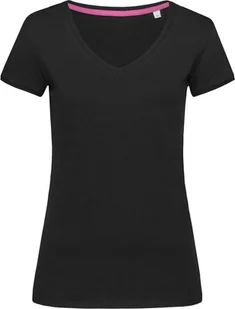 Stedman ST9130 Koszulka damska V-Neck Megan - Kolor: Black Opal - Rozmiar: M - Koszulki i topy damskie - miniaturka - grafika 1