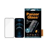 Szkła hartowane na telefon - PanzerGlass Pro E2E Super+ iPhone 12 Pro Max Case Friendly AntiBacterial Microfracture czarny/black - miniaturka - grafika 1