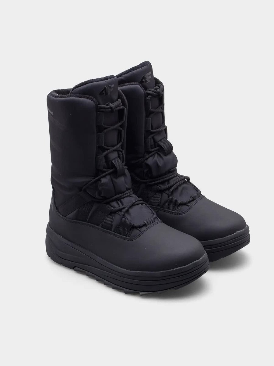 Buty Damskie Zimowe Śniegowce 4F 4Fraw24Fsbsf012-20S Czarny