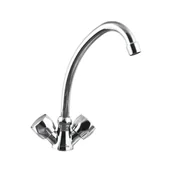 Baterie umywalkowe - Bateria umywalkowo-zlewozmywakowa Modena typu ST 15 cm chrom Invena - miniaturka - grafika 1