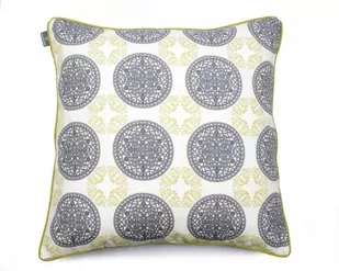 Poszewka dekoracyjna Ornaments Green 60x60 cm - Poszewki na poduszki - miniaturka - grafika 1