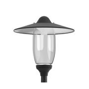 Lampy ogrodowe - Oprawa AURIS LED symetryczna, 4 000 K, malowana kolor czarny - miniaturka - grafika 1