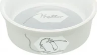 Akcesoria dla gryzoni - Trixie Miska, dla królika, ceramiczna, 240 ml/? 11 cm, z nadrukiem TX-60736 - miniaturka - grafika 1