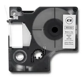 Dodatki do drukarek i skanerów - qoltec Taśma do DYMO D1 40913 9mm x 7m Biała/ Czarny nadruk 50233 - miniaturka - grafika 1