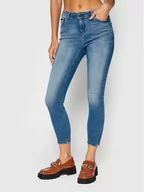 Spodnie damskie - Noisy May Jeansy 27018139 Niebieski Skinny Fit - miniaturka - grafika 1