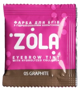 Project Lashes, Farbka Do Brwi Zola 05 Graphite + Oksydant - Akcesoria i kosmetyki do stylizacji brwi - miniaturka - grafika 1