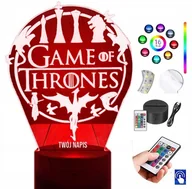 Lampy stojące - Lampka Nocna Gra o Tron 16 Kolorów LED PLEXIDO - miniaturka - grafika 1