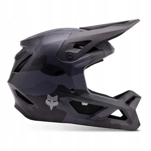 Kask rowerowy dziecięcy Fox Junior Rampage Ce Black Camo czarny - Kaski rowerowe - miniaturka - grafika 1