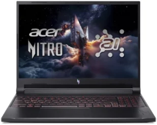 Acer Nitro V 16 AI ANV16-42-R1HB Shale Black 16" IPS WQXGA 2560 x 1600 pixels AMD Ryzen 7 260 16 GB DDR5 Solid-state drive capacity 1000 GB NVIDIA GeForce RTX 5060 GDDR7 8 GB Windows 11 Home 802.11ax Bluetooth version 5. NH.QYXEL.001 - Laptopy Acer Nitro V 16 AI ANV16-42-R1HB Shale Black 16" IPS WQXGA 2560 x 1600 pixels AMD Ryzen 7 260 16 GB DDR5 Solid-state drive capacity 1000 GB NVIDIA GeForce RTX 5060 GDDR7 8 GB Windows 11 Home 802.11ax Bluetooth version 5. NH.QYXEL.001 - Laptopy - miniaturka - grafika 1