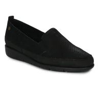 Półbuty damskie - Maciejka Półbuty damskie skórzane czarne-37 - miniaturka - grafika 1