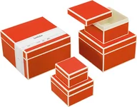 Opakowania i torebki na prezenty - Pudełka prezentowe Die Kante pomarańczowe 5 szt. - miniaturka - grafika 1