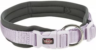 Trixie Premium obroża, dla psa, jasny liliowy/grafit, SM: 3542 cm/15 mm, podbita neoprenem - Obroże dla psów - miniaturka - grafika 1