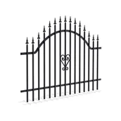 Ogrodzenia - Polargos Przęsło ogrodzeniowe Tina 3 200 cm x 120 cm - miniaturka - grafika 1