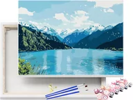 Malowanie po numerach - Malowanie po Numerach Niebiański Staw Jezioro Chin / beliart - miniaturka - grafika 1