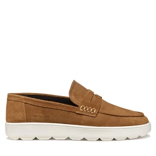 Mokasyny Geox U Spherica Ecub-1 U55GPD 00022 C6018 Brązowy - Mokasyny męskie - miniaturka - grafika 1