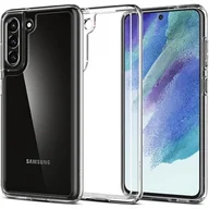 Etui i futerały do telefonów - Spigen ULTRA HYBRID GALAXY S21 FE CRYSTAL CLEAR - miniaturka - grafika 1