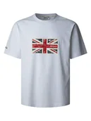 Koszulki męskie - Pepe Jeans Koszulka "Union" w kolorze białym - miniaturka - grafika 1