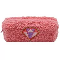 Piórniki - Piórnik teddy różowy - miniaturka - grafika 1