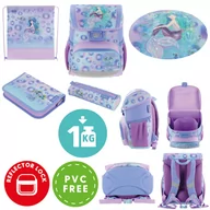 Plecaki szkolne i tornistry - Zestaw tornister plecak szkolny Loop Plus Mystic Mermaid syrena HERLITZ - miniaturka - grafika 1