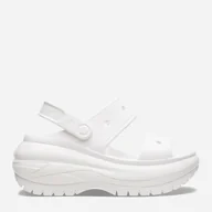 Sandały damskie - Sandały damskie na grubej podeszwie Crocs Mega Crush 207989-100 41-42 (M8/W10) 26 cm Białe (196265104901) - miniaturka - grafika 1