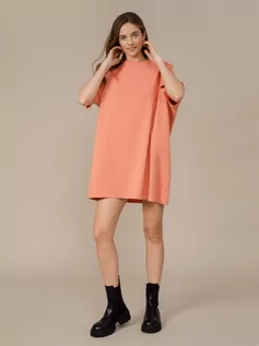 Sukienki - Damska sukienka shirtowa mini OUTHORN SUDD607 - Outhorn - grafika 1