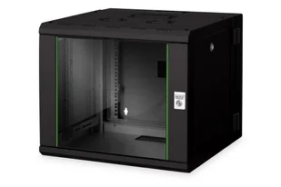 Digitus Szafa sieciowa wisząca Unique 19" 9U rack 600x600, drzwi szyba, czarny, dzielona, złożona, 100kg DN-19 09-U-3-SW - Tuning komputera - akcesoria - miniaturka - grafika 1
