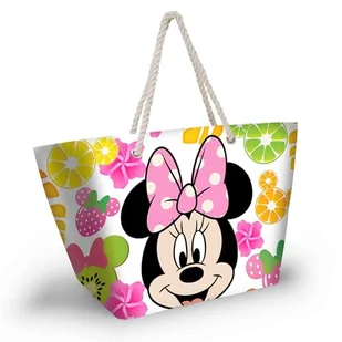 Myszka Minnie Fruits -Torba Plażowa Soleil, Wielokolorowa, 52 x 37 cm - Torebki damskie - miniaturka - grafika 1