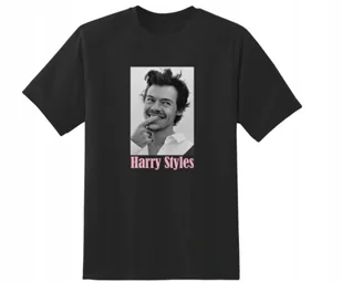 KOSZULKA Z NADRUKIEM MĘSKA ŚMIESZNA T-SHIRT HARRY STYLES PIOSENKARZ r. L 4 - Koszulki męskie KOSZULKA Z NADRUKIEM MĘSKA ŚMIESZNA T-SHIRT HARRY STYLES PIOSENKARZ r. L 4 - Koszulki męskie - miniaturka - grafika 1