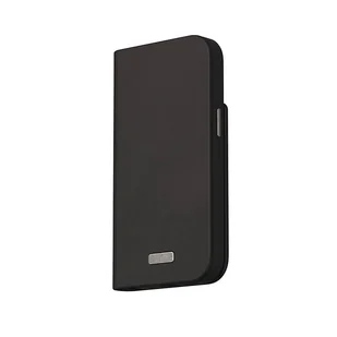 Moshi Overture MagSafe - Skórzane etui 3w1 z klapką iPhone 15 (Midnight Black) - Etui i futerały do telefonów - miniaturka - grafika 1
