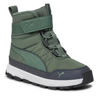 Buty dla chłopców - Śniegowce Puma Evolve Boot AC+ PS 392645 03 Eucalyptus-Strong Gray-Puma White - grafika 1