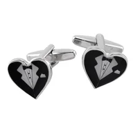 Spinki do mankietów i krawatów - Spinki do mankietów Smoking X2 BOCH026 - miniaturka - grafika 1