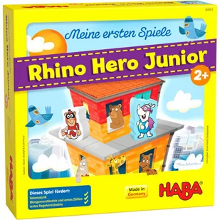 Moje Pierwsze Gry Rhino Hero Junior 2+ - Gry planszowe - miniaturka - grafika 1
