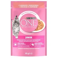 Mokra karma dla kotów - Karma dla kota PURINA ONE Junior Łosoś 85 g - miniaturka - grafika 1