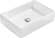 Umywalki - Umywalka Mexen Mexen Dina umywalka nablatowa 47 x 33 cm biała - 21454700 - miniaturka - grafika 1
