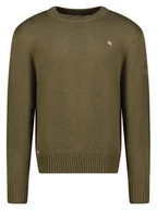 Swetry męskie - Geographical Norway Sweter "Flinder" w kolorze khaki - miniaturka - grafika 1
