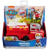 Samochody i pojazdy dla dzieci - Psi Patrol Big Truck Pups Marshall figurka i pojazd ciężarówka cysterna straż pożarna - miniaturka - grafika 1