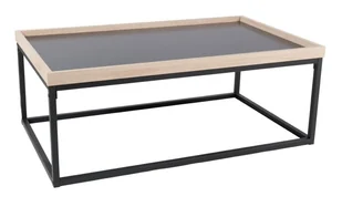 Ława kawowa LAGOS A DĄB+CZARNY/CZARNY 100X60 - Ławy i stoliki kawowe Ława kawowa LAGOS A DĄB+CZARNY/CZARNY 100X60 - Ławy i stoliki kawowe - miniaturka - grafika 1